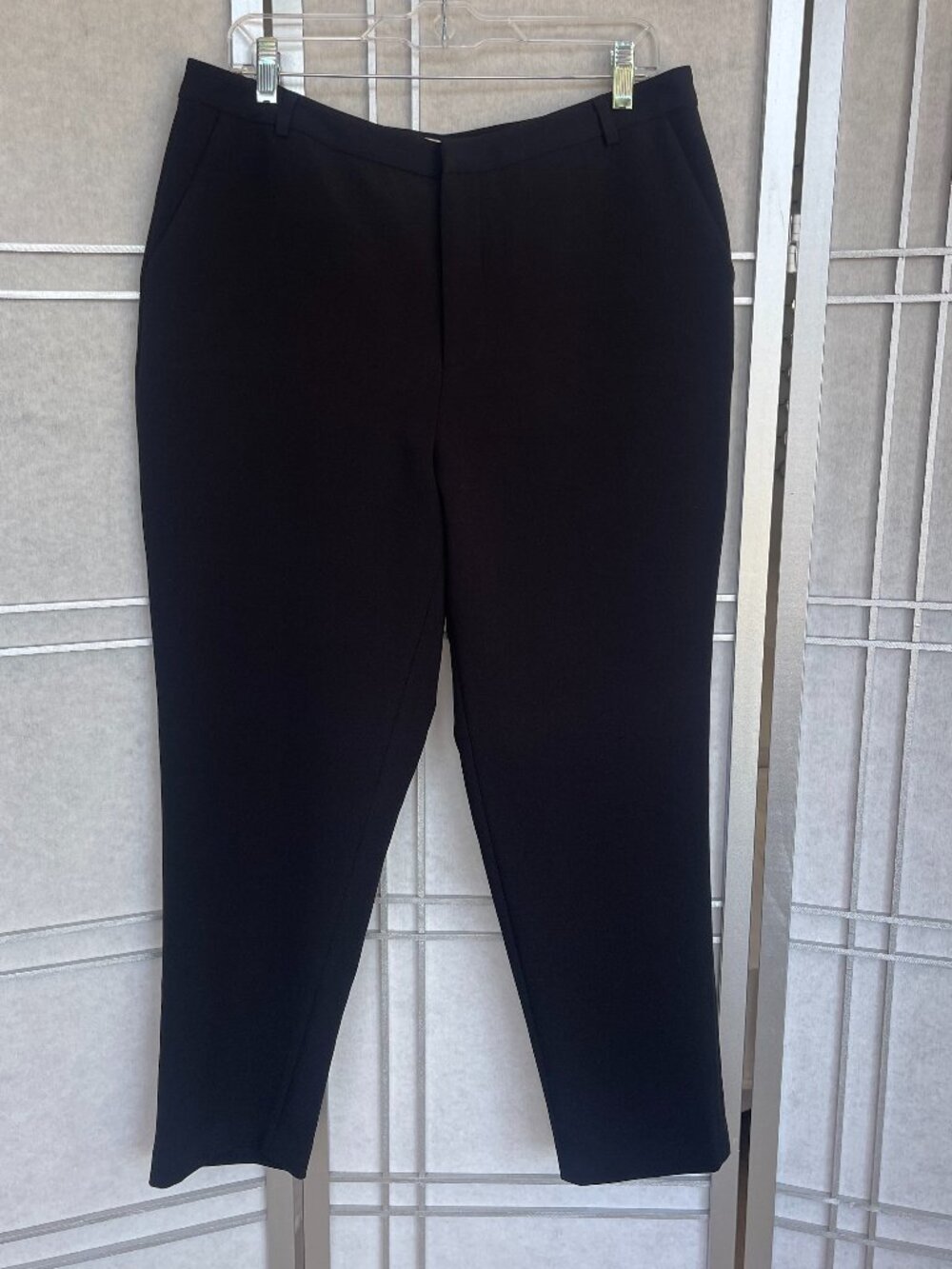 L'AGENCE Black Logan Trousers sz 12
